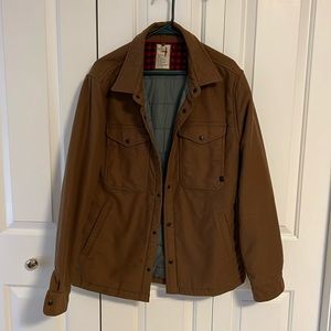 Relwyn brand quilted flannel shirt jacket. Size Large.